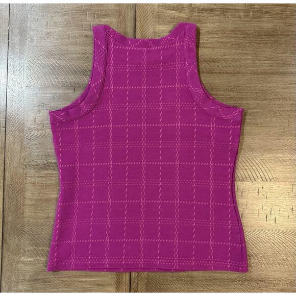 NWT Ann Taylor Purple Textured Trim Tank Sleeveless Top Women’s Petite Small NEW - Picture 13 of 16